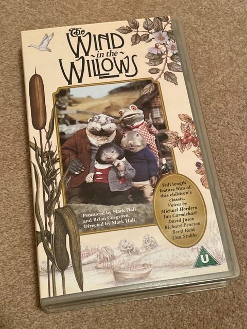 THE WIND IN the Willows VHS PAL Video Tape - Badger Mole Ratty Toad ...