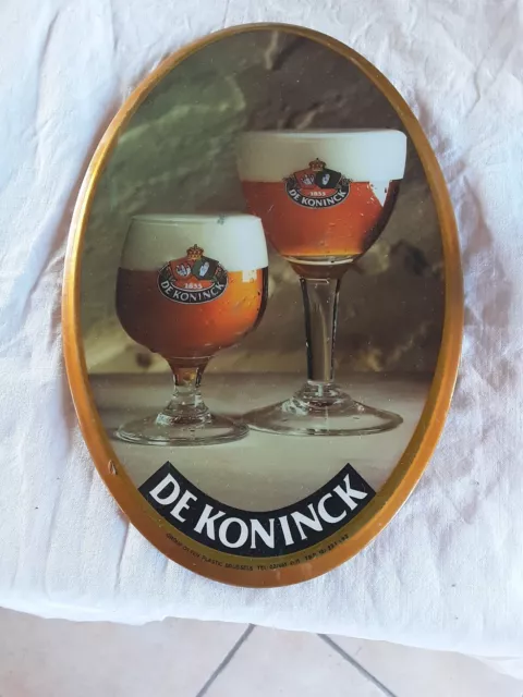 Ancien glacoïde ovale bière DE KONINCK