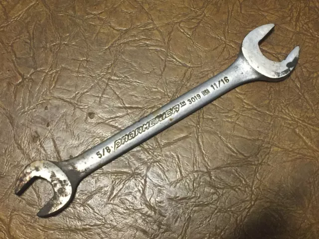 Proamerica SAE 5/8 11/16 Open End Wrench, USA 3019