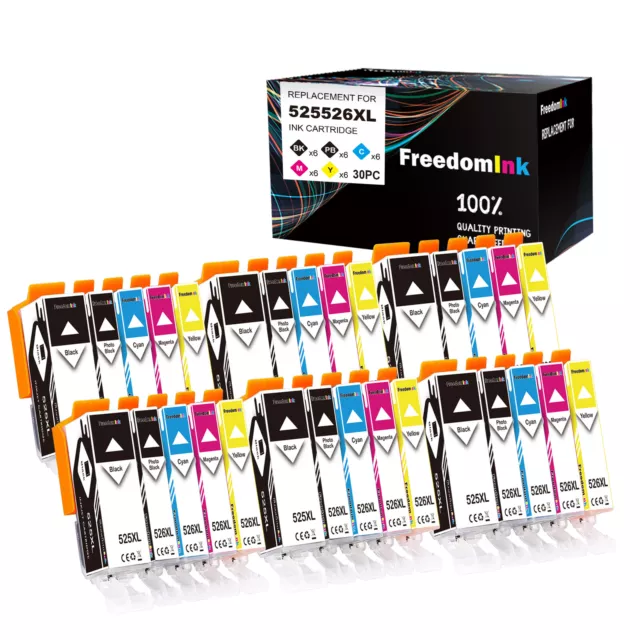 30 XXL DRUCKER PATRONEN für CANON PIXMA IP4850 IX6550 MG5150 MG5250 MG5350 MX714