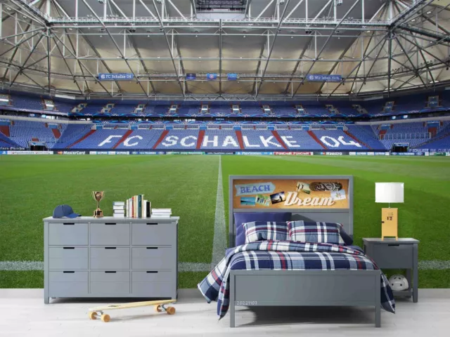 3D Veltins Arena Stadion Tapete Wandgemälde Fototapete Wandaufkleber 36