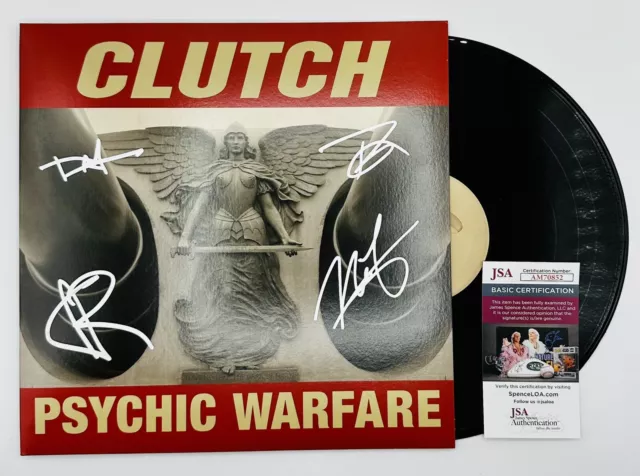 CLUTCH Autographed Signed Psychic Warfare Vinyl LP Signed JSA COA