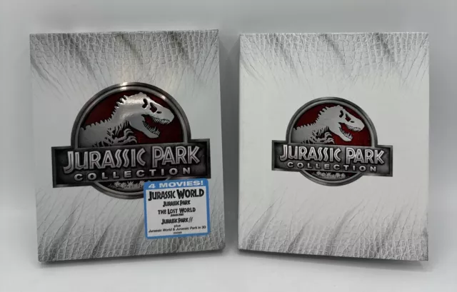 JURASSIC PARK COLLECTION (Blu-ray) 6 DISC SET The Lost World Jurassic World & 3D