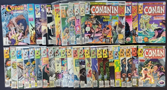 Conan the Barbarian, King Conan, & other Conan comics, Lot of 49! Free Shipping!