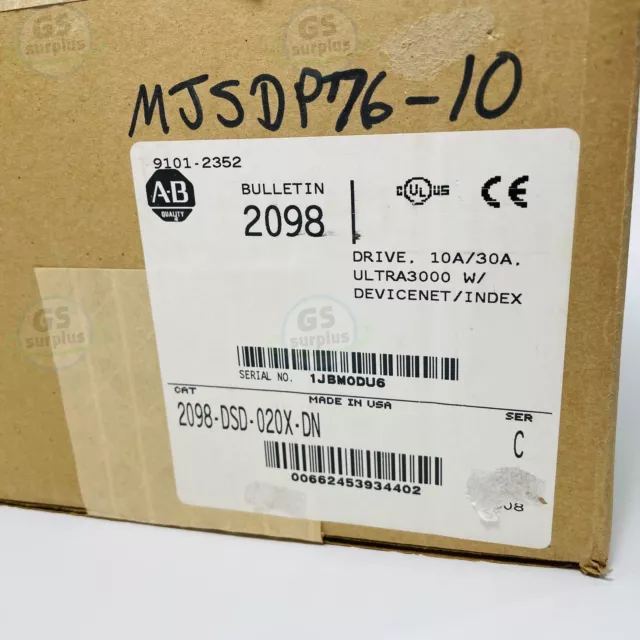 New ALLEN BRADLEY 2098-DSD-020X-DN /C Ultra3000i Drive 2