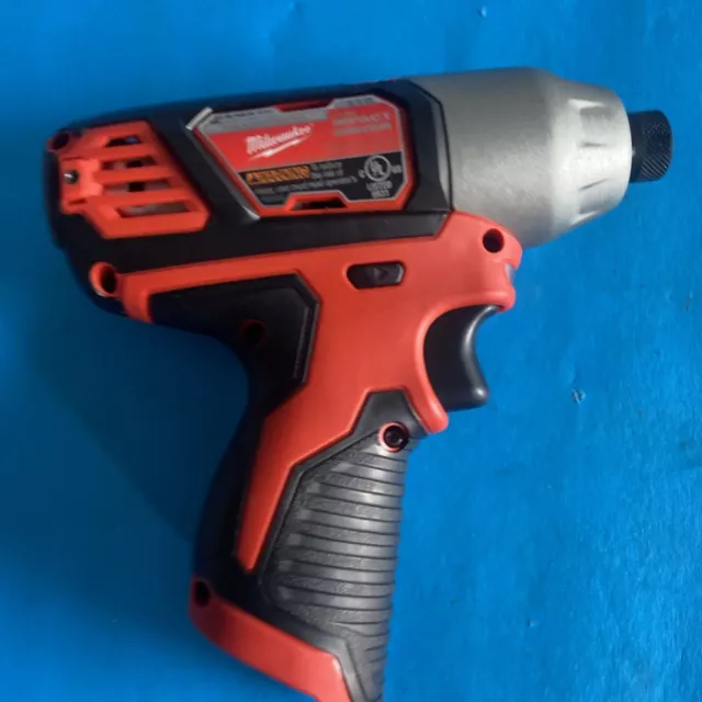 Milwaukee M12 1/4  12V Cordless Hex Impact Driver 2462-20 (Tool Only) NEW