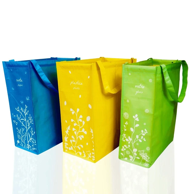 Elletipi Bidoni Raccolta Differenziata Estraibili per Mobili 4 Contenitori spazzatura 12 12 8 8 Litri con Filtro Antiodori colore Grigio - PTA 5040A City