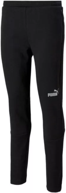 Puma Herren TeamFinal Casual Jogginghose Trainigshose Hose schwarz Gr. S