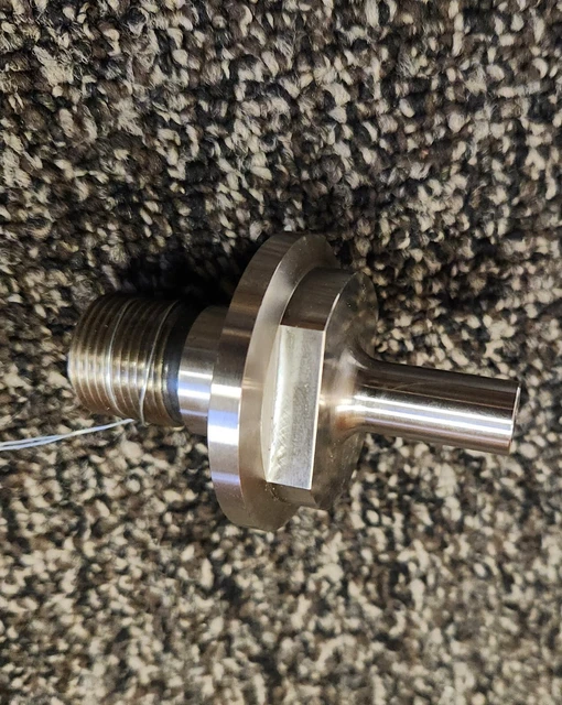 Fischer Internal Grinding Quill HJND 21 - 1220 12 mm x 40 mm. Threaded A2 Steel