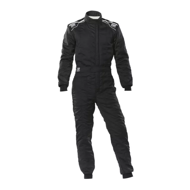 Neu OMP Rennoverall SPORT MY20 Schwarz (Homologation FIA) (L)