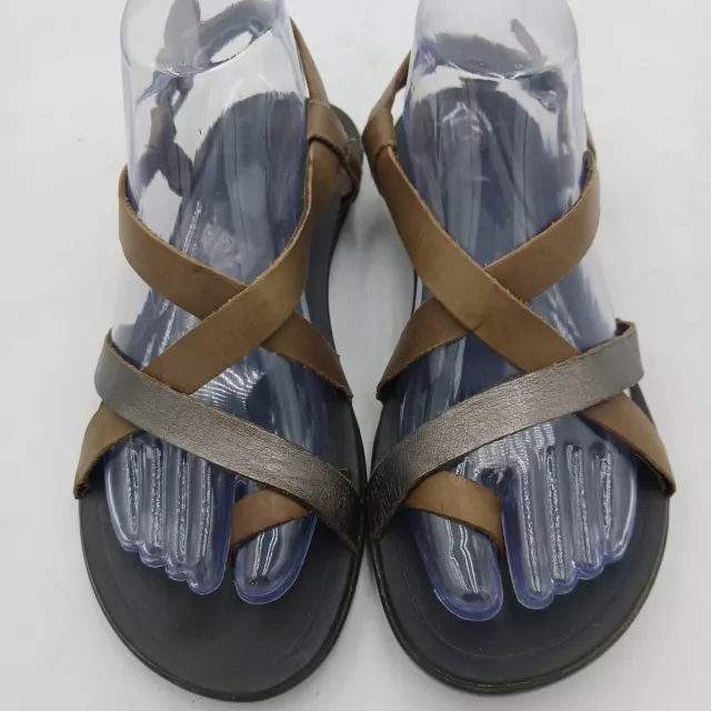 OluKai Flip Flops Womens Strappy Slip On Thong Sandals Sz 8