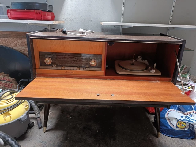 Meuble Télévinyle Telefunken Wien Allegro 2464 - Radio, Tourne-disque, Stereo Vintage