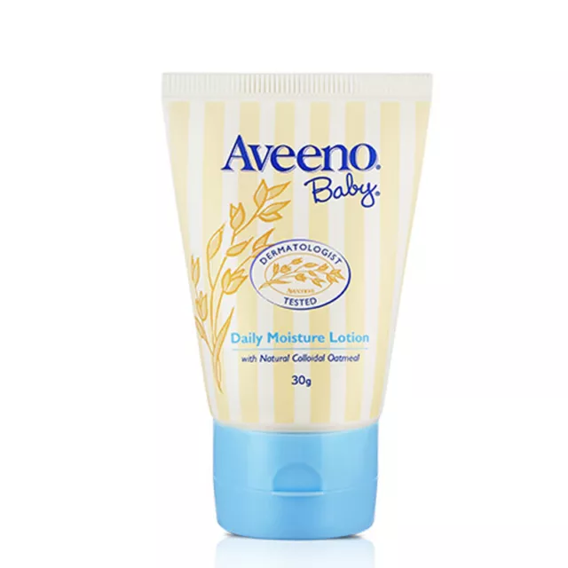 Aveeno Baby Daily Lotion Fragrance Free 30g Hypoallergenic Moisturising Cream