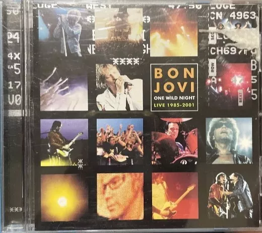 BON JOVI One Wild Night Cd  Live 95-2000