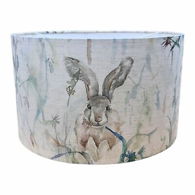 Voyage Maison JACK RABBIT fabric countryside hare linen drum lampshade 15 - 45cm