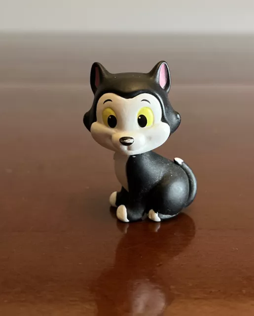 Disney Pinocchio Figaro Black Cat Cake Topper Toy Figure PVC 2”