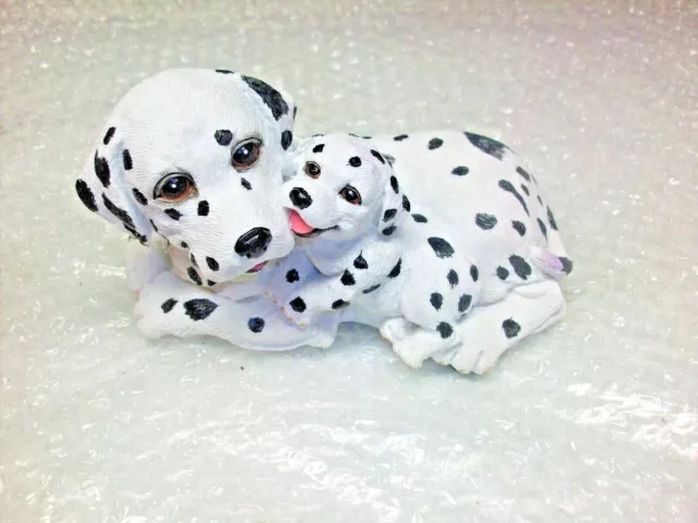 Dalmation Puppy Dog Figurine Musical Plays "I love you more Today then Yesterday