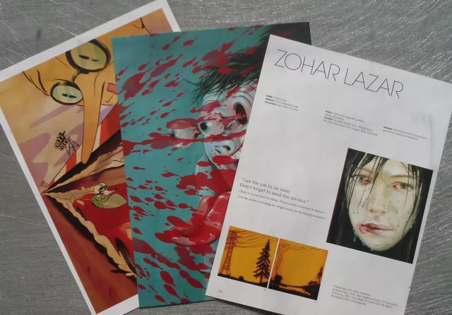 Document photo ZOHAR LAZAR  4 pages artiste