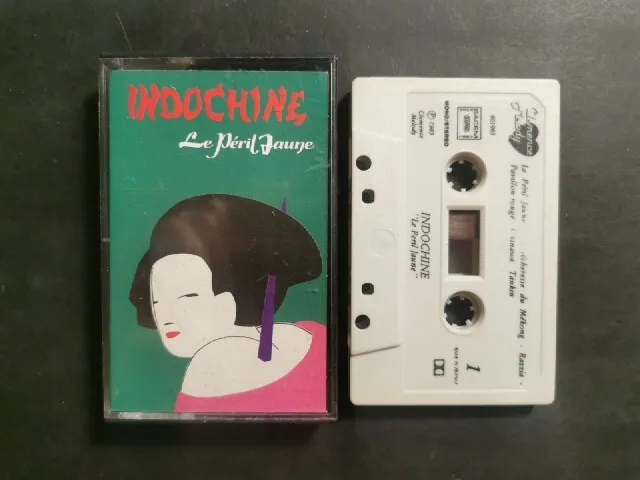 Indochine " Le Péril Jaune" Cassette Audio K7 Audiotape