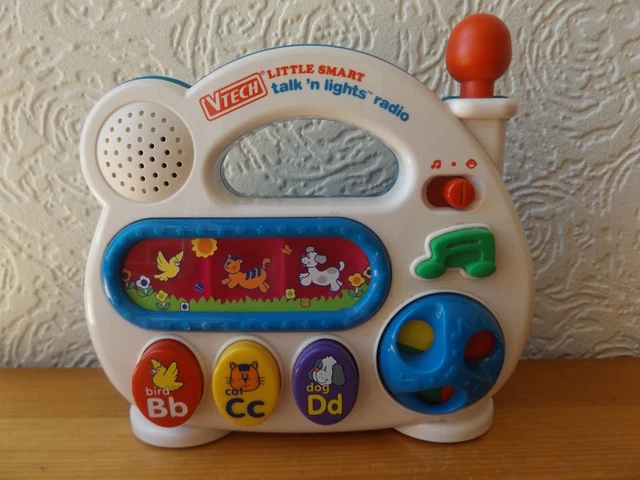 VTECH LITTLE SMART Talk 'N Lights Radio With Music And Animal