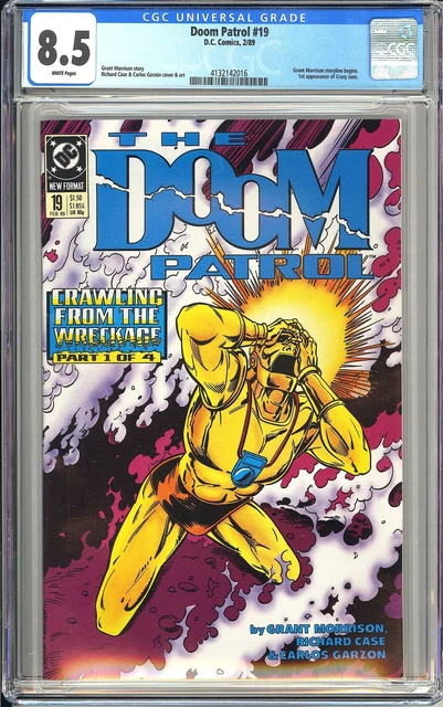 Doom Patrol 19 CGC 8.5 1989 4132142016 1st Crazy Jane TV Show Key