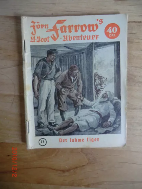 Jörn Farrow's U-Boot-Abenteuer 73  Verlag für Volks-Literatur Zustand 2-