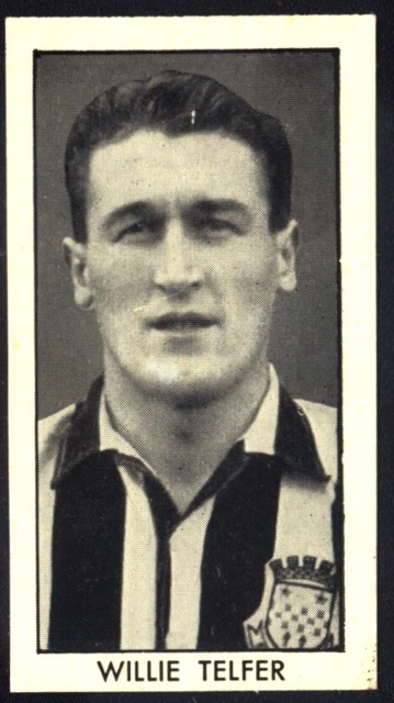 D.C. Thomson Football Stars 1957 (Hotspur) Willie Telfer (St Mirren) No. 16