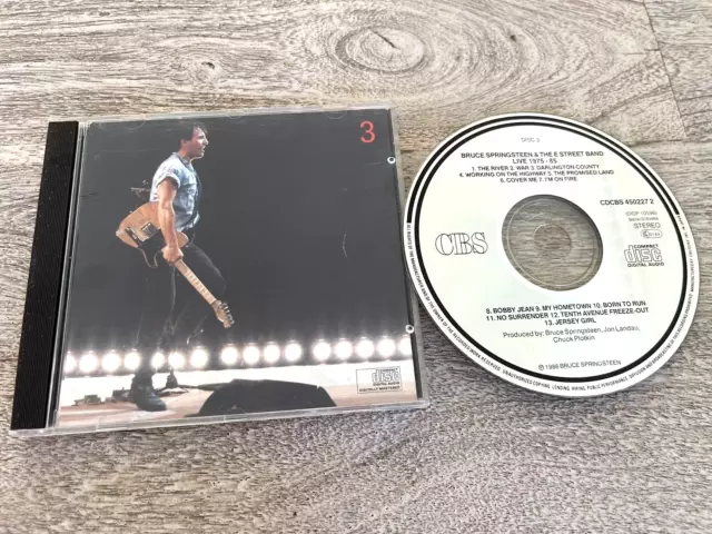 CD  Bruce Springsteen & The E Street Band  -  Live  1975 - 85 Disc 3