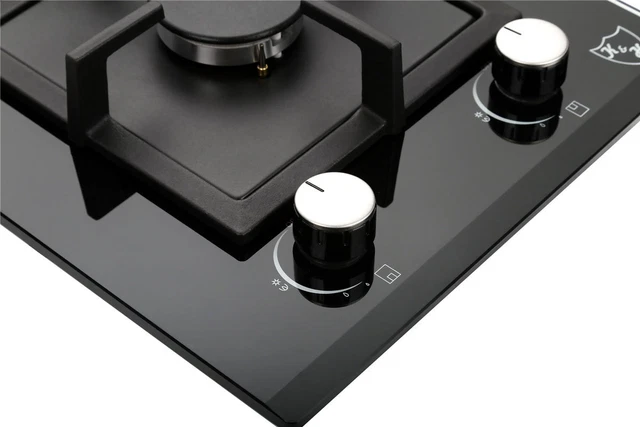 K&H® Domino Glas Gaskochfeld Erdgas 2Z-KHG 3
