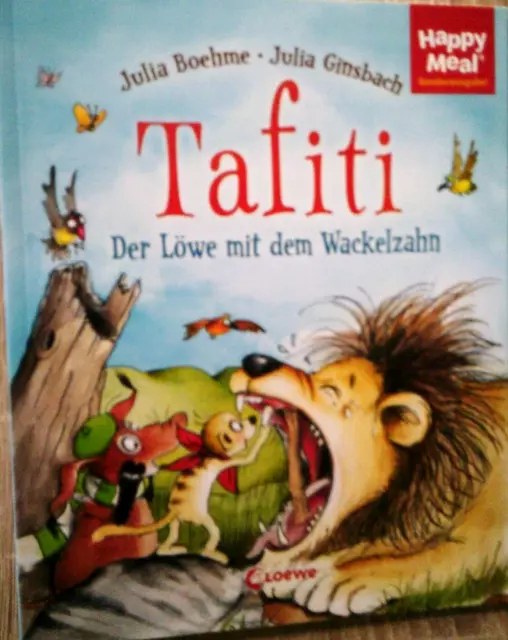 Mc Donalds Happy Meal  Buch 2024 "Tafiti-Der Löwe mit dem Wackelzahn."