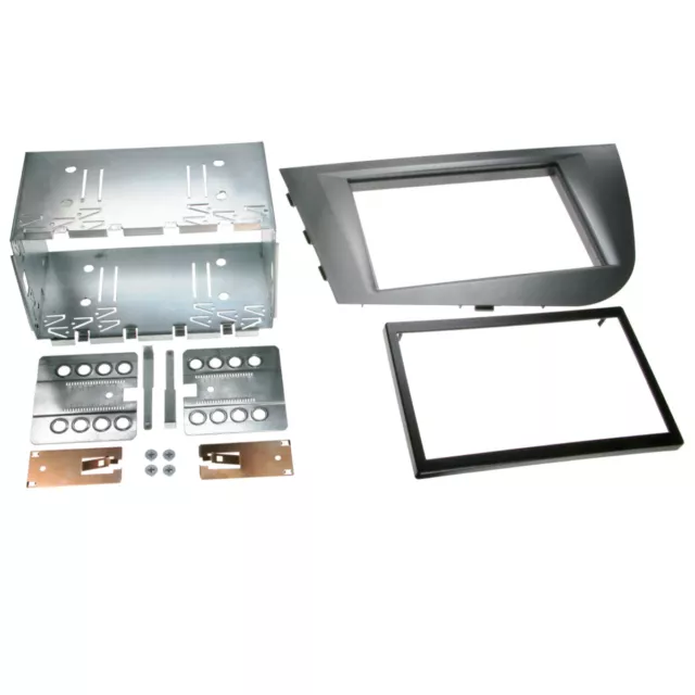 2-DIN AUTO Radio kit Panneau De Radio Étagère pour Seat Leon 2005-09