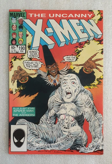 UNCANNY X-MEN Vol.1 #190 (1985) CHRIS CLAREMONT JOHN ROMITA JR - MARVEL COMICS 2