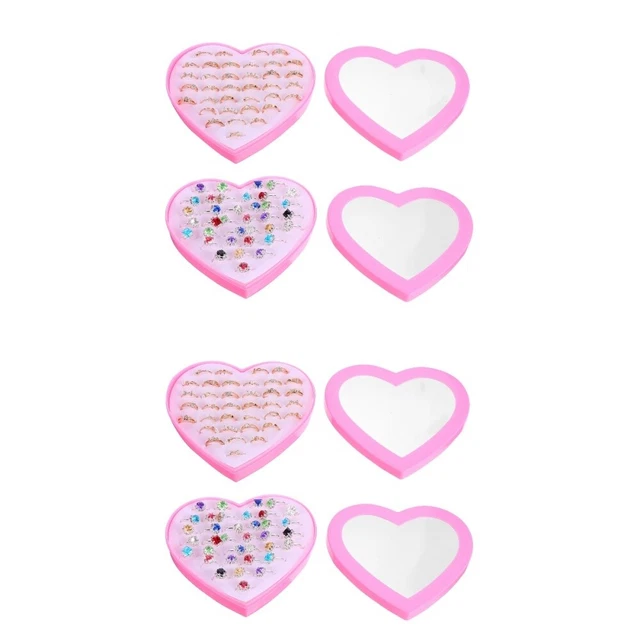 144 Pcs Little Girl Jewelry Christmas Jewelry Girls Gift Play Rings