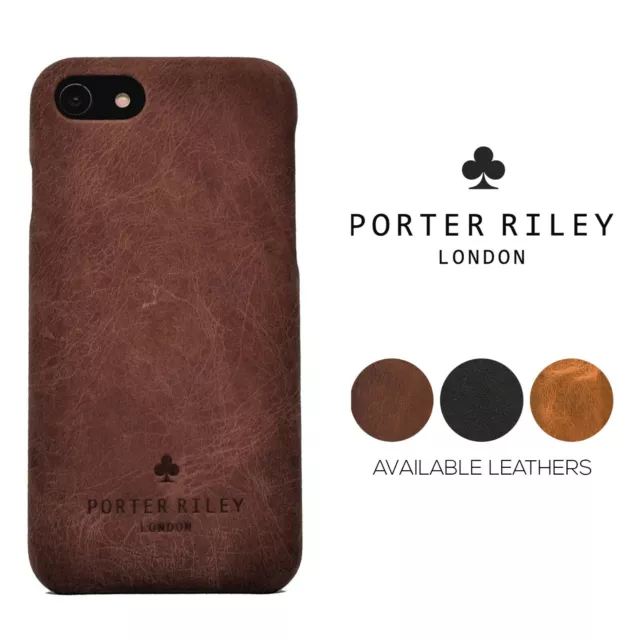 PORTER RILEY - iPhone 8 Plus / iPhone 7 Plus. Genuine Leather Back Case.