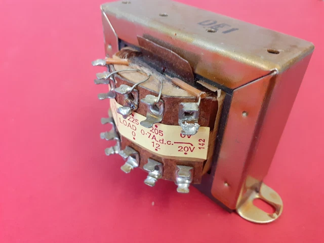 MAINS TRANSFORMER ~ RS Rectifier; 20v - 12v - 0v - 12v - 20v @ 0.7A £12 ...
