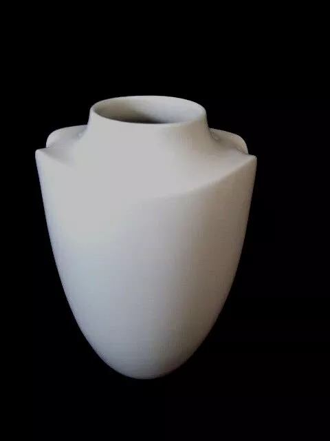 Fürstenberg  1 große seltene Vase weiss glasiert   28 cm