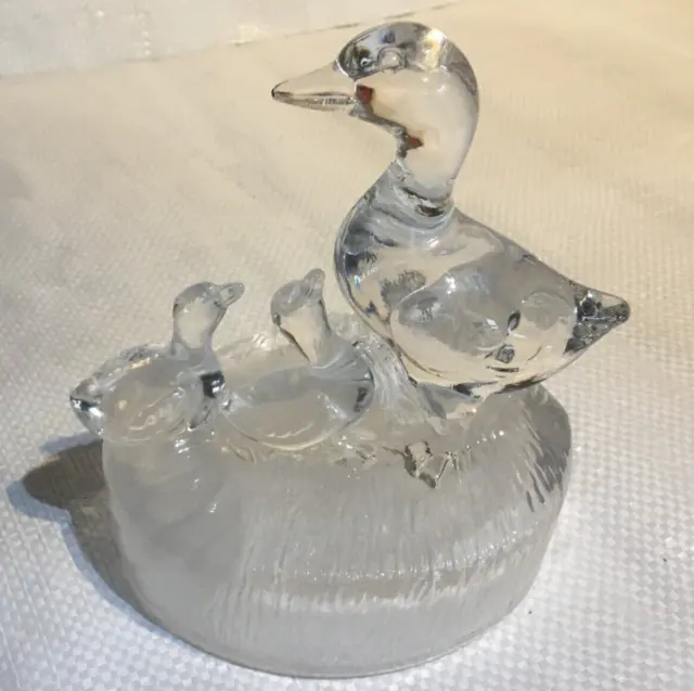 RCR, Crystal Duck, Ducklings, Paperweights, Figurines, Ornaments