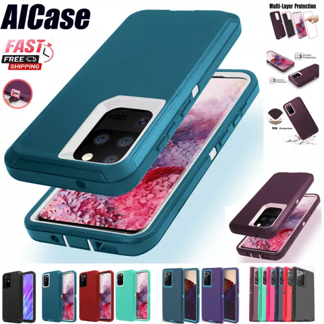 For Samsung Galaxy S21+ S22 Ultra S20+ Note 20 Case Heavy Duty Hard Cover