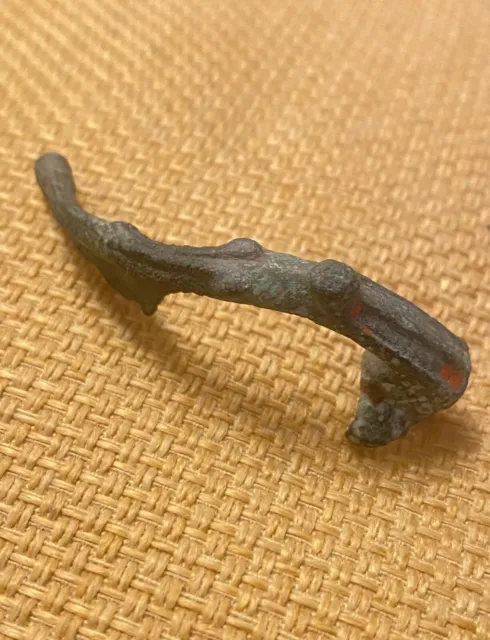 Ancient Roman Fibula Brooch - Bronze - Detecting Find - Leicester UK - Lovely.