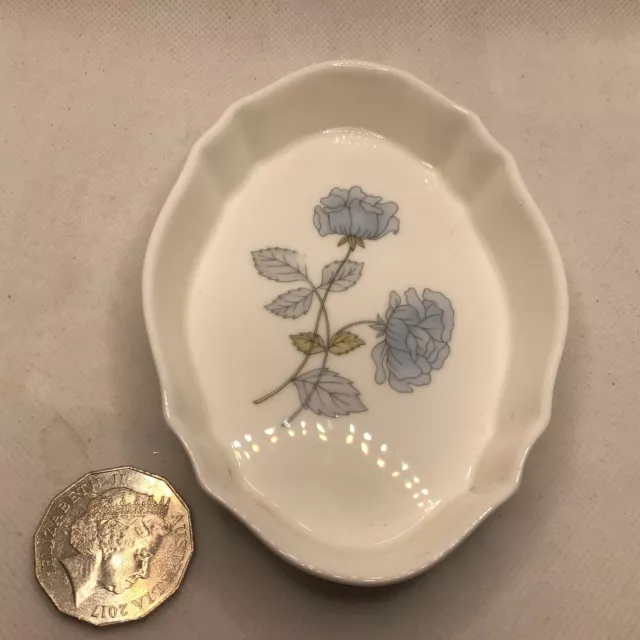 Wedgwood ' Ice Rose ' Bone China Pin Dish Ex Condition