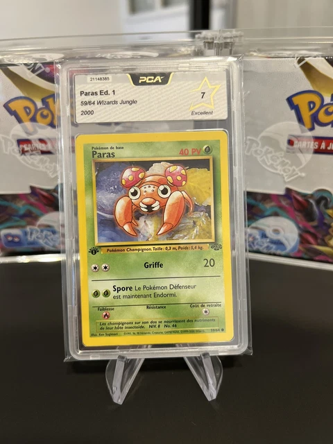 Paras Édition 1 59/64 Wizards Jungle Neuf PCA PSA Carte Pokémon