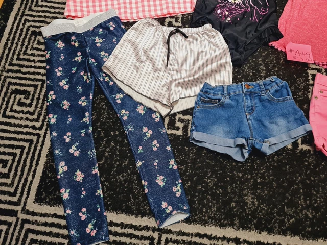 #A49 Enorme pacchetto di vestiti per ragazze 6-7 anni NEXT GEORGE PRIMARK BLUEZOO H&M 4