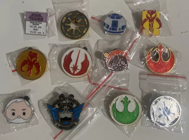 Disney Star Wars Only Pins lot of 12