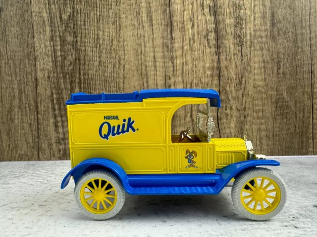 Ertl Nestle Quik 1913 Ford Model T Delivery 1/25 Scale Diecast Coin Bank