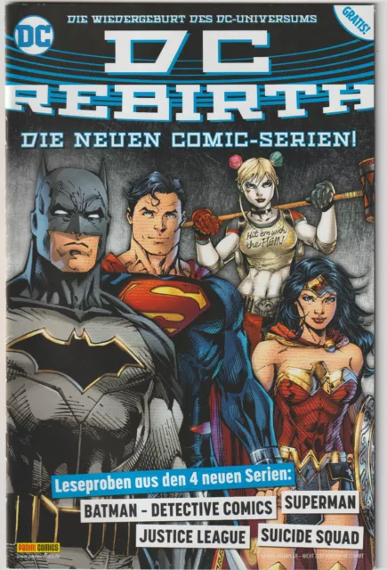✪ DC Rebirth - Die neuen Comic-Serien!, Panini 2017 | BATMAN | SUPERMAN | JLA