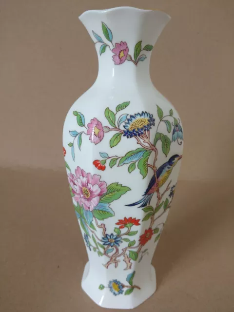 Aynsley Pembroke Bone China Vase English Fine 22.5cm Ornament Made in England