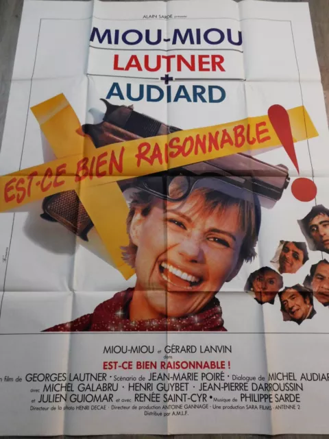 Est-ce Bien Raisonnable Affiche Poster 120x160cm 47"63 1981  Miou-Miou Lautner
