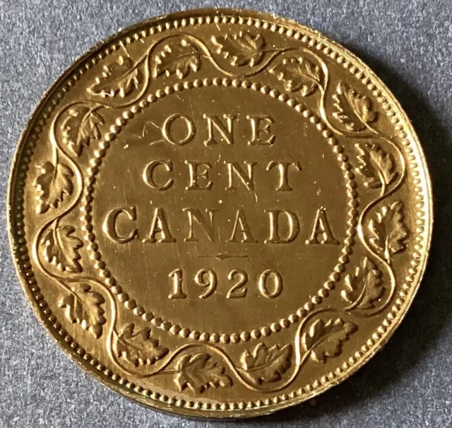 Canada 1920 - (LARGE) - 1 Cent Coin