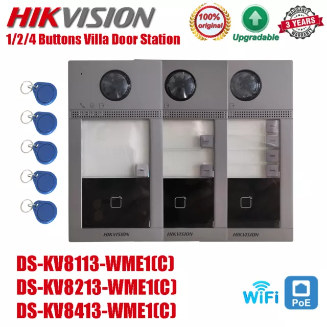 Hikvision DS-KV8213-WME1(C) Wireless DS-KV8113-WME1(C) Villa Door Station