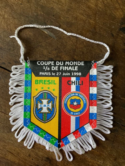 Chile fanion vintage coupe du monde 1982 pennant wimpel football Chili